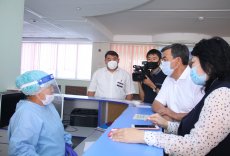 ​ХАЛЫҚ ҚАЛАУЛЫСЫ АУРУХАНАДАҒЫ АХУАЛМЕН ТАНЫСТЫ