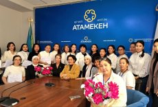 ​Ұлытау облысының Кәсіпкерлер палатасында "Визажист" курсы бойынша оқыту сәтті аяқталды!