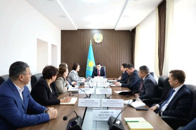 Ұлытау облысының әкімдігінде кәсіпкерлікті қолдау шаралары талқыланды