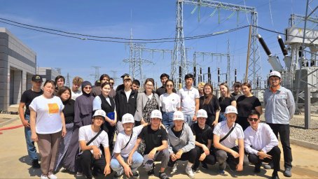 ​ҰЛЫТАУ ОБЛЫСЫНЫҢ КӘСІПКЕРЛЕР ПАЛАТАСЫ КОЛЛЕДЖ СТУДЕНТТЕРІНЕ ЖЕЛ ЭЛЕКТР СТАНЦИЯСЫНА ЭКСКУРСИЯ ҰЙЫМДА