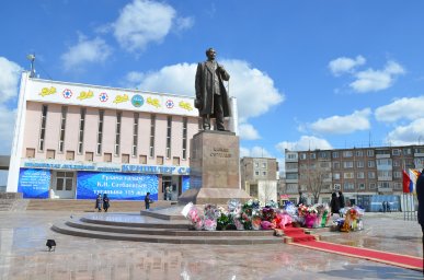 Қаныш СӘТБАЕВ ескерткішінің ашылуы.2014 жыл