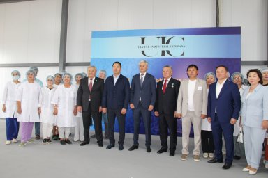 ​В области Ұлытау открыт новый завод  по производству респираторов