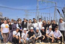 ​ҰЛЫТАУ ОБЛЫСЫНЫҢ КӘСІПКЕРЛЕР ПАЛАТАСЫ КОЛЛЕДЖ СТУДЕНТТЕРІНЕ ЖЕЛ ЭЛЕКТР СТАНЦИЯСЫНА ЭКСКУРСИЯ ҰЙЫМДА